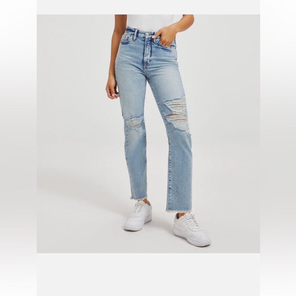 Good American - Good Boy Distressed Jeans